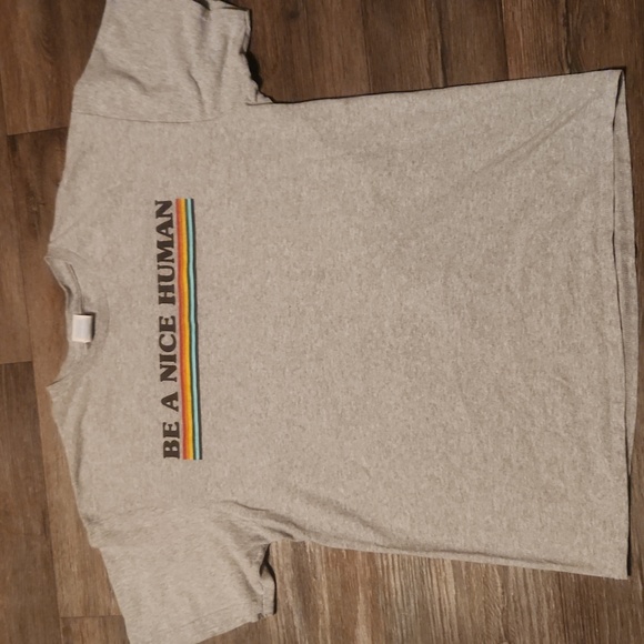 Y2K Be A Nice Human Delta Tee - Size Large - Picture 1 of 5